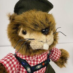 Rare Small 8.5 in Beaver Stuffed animal Plush Soft Toy Mel-O-Design Germany